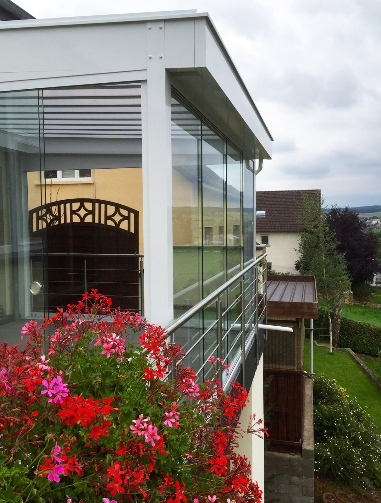 Balkon Terrassenverglasung passgenau OÖ