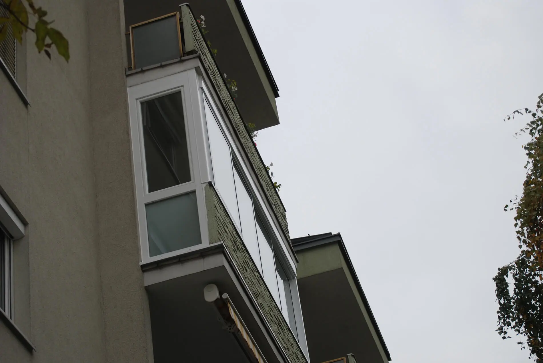 Balkonverglasung für Wohnung