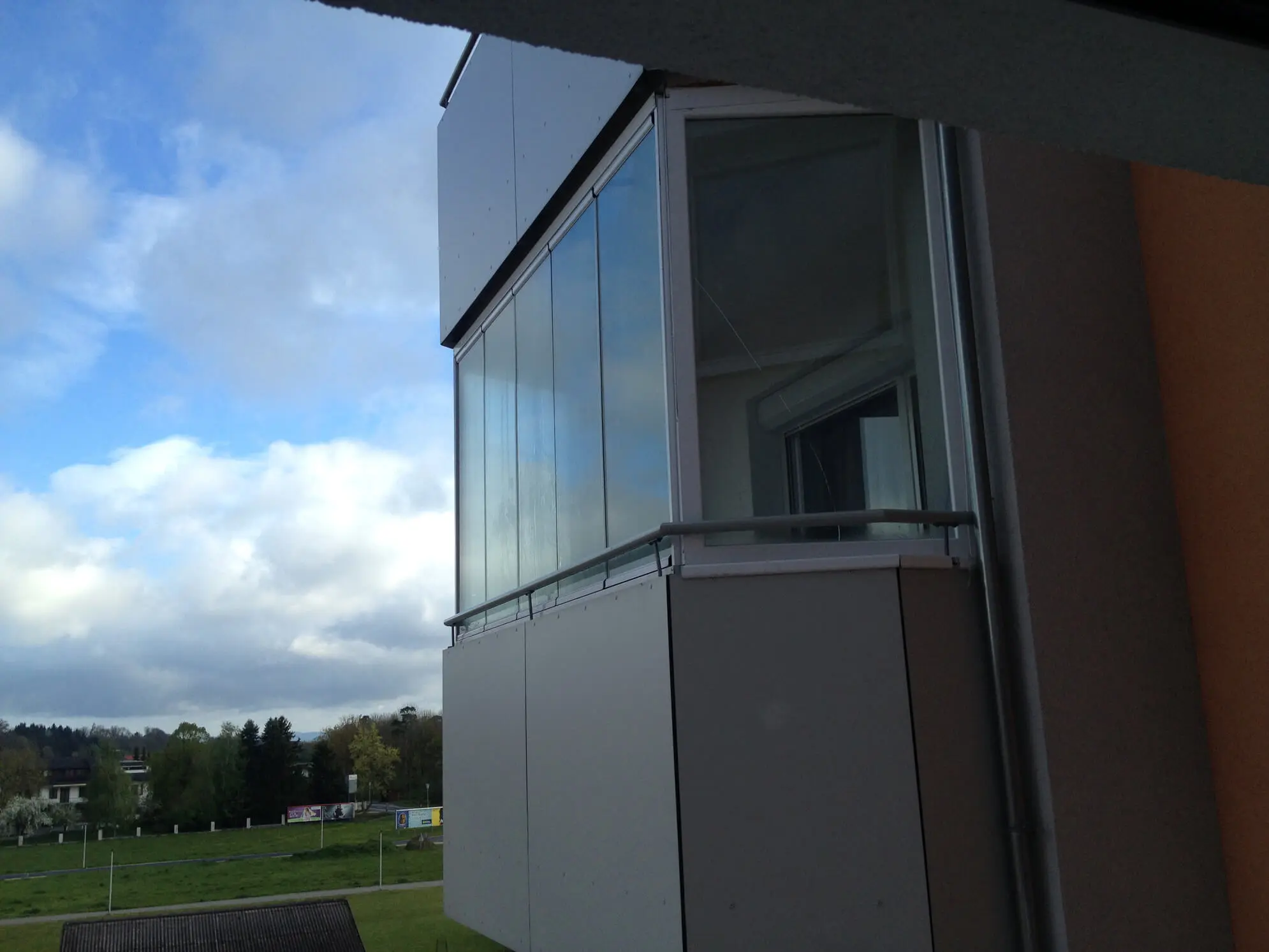 Balkonverglasung Sunflex Falt