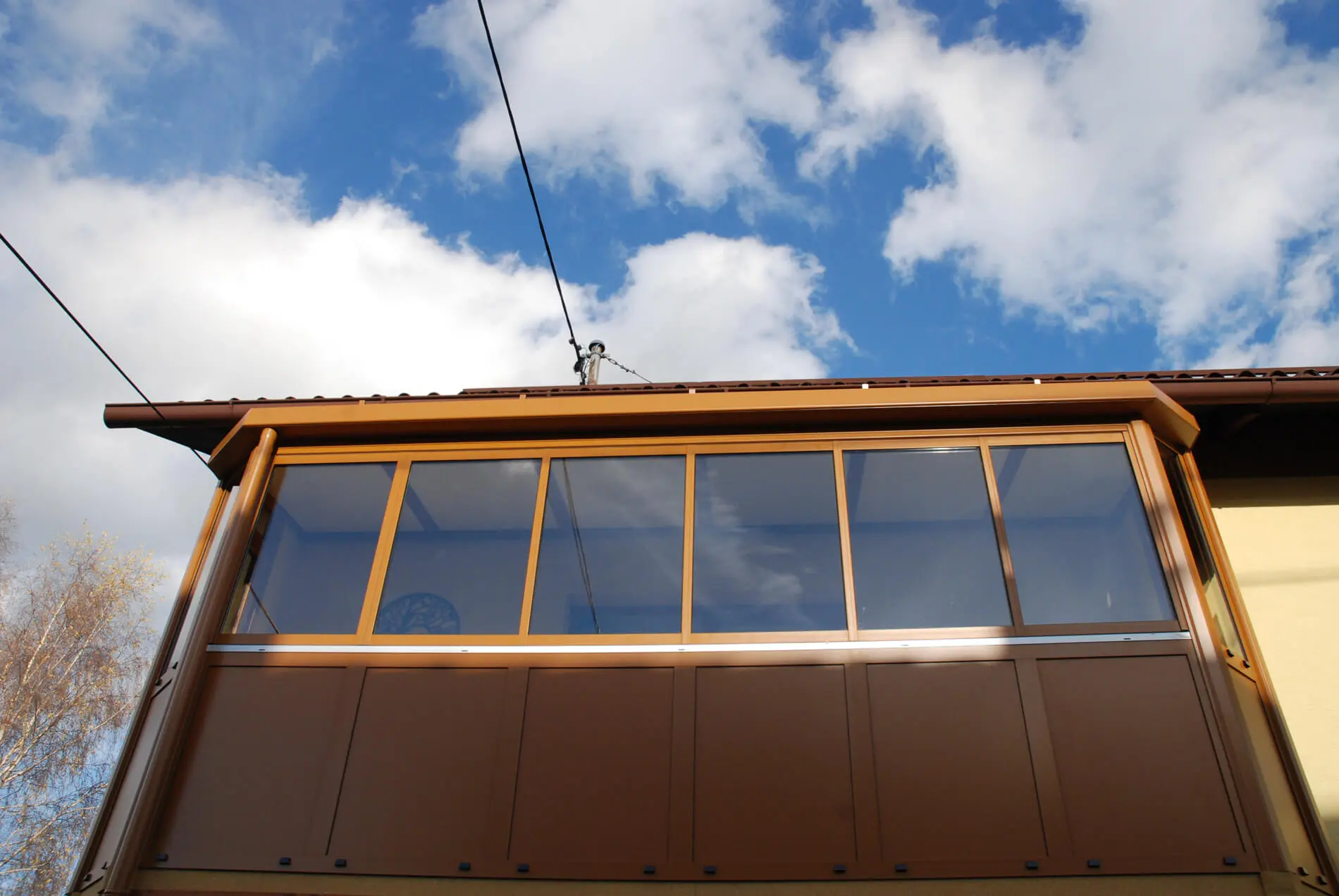 Balkonverglasung Sunflex SF 35