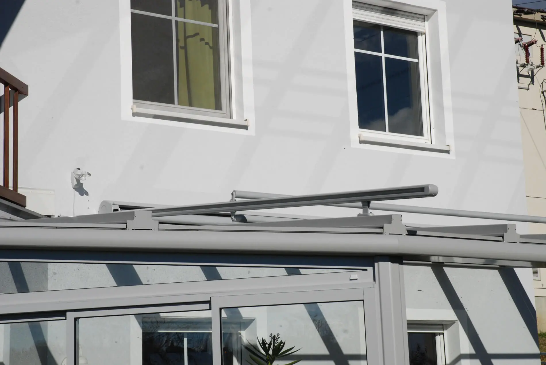 Dachkonstruktion Terrassenüberdachung Aluminium-Glas