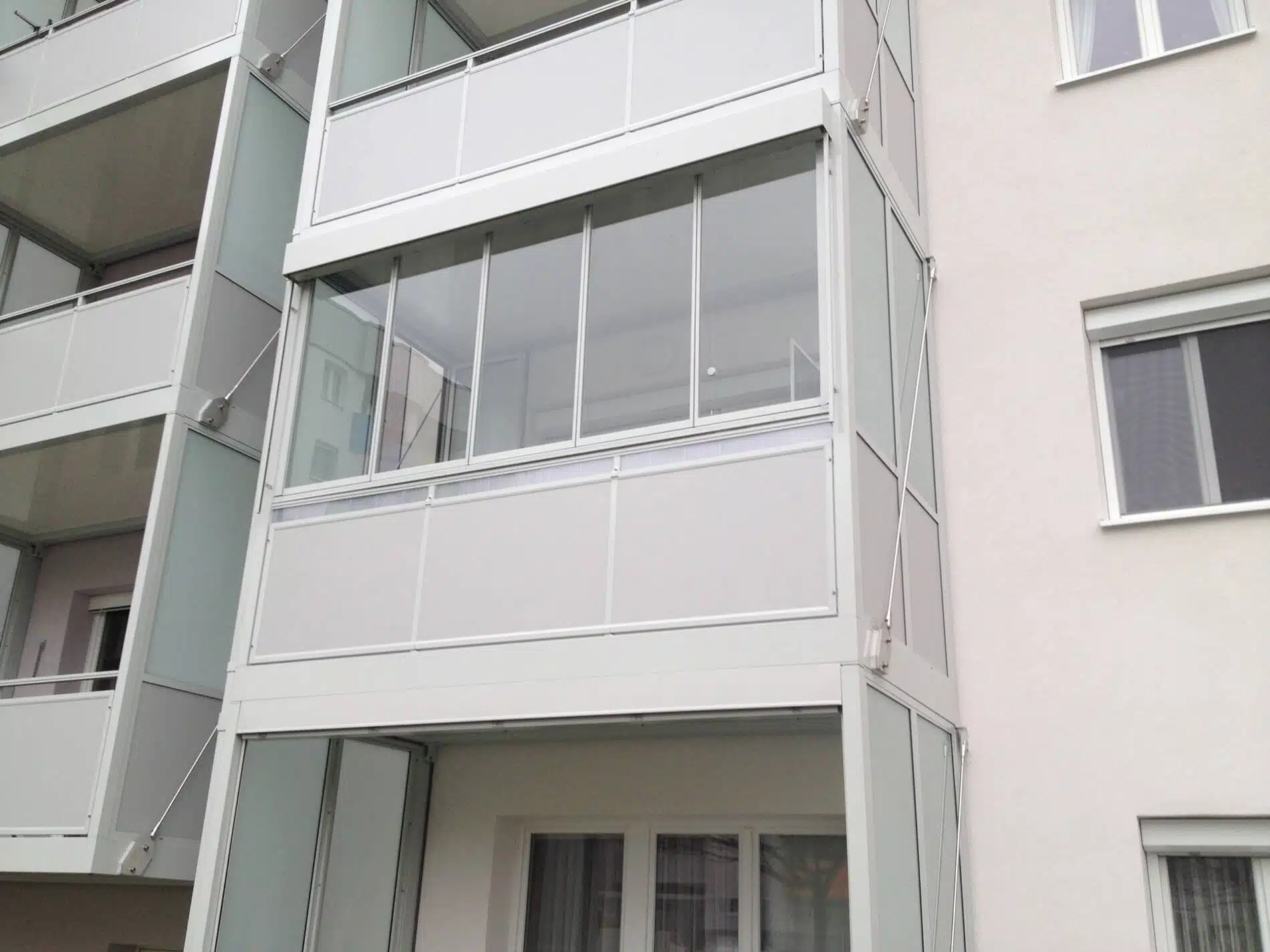 Faltanlage für Balkon