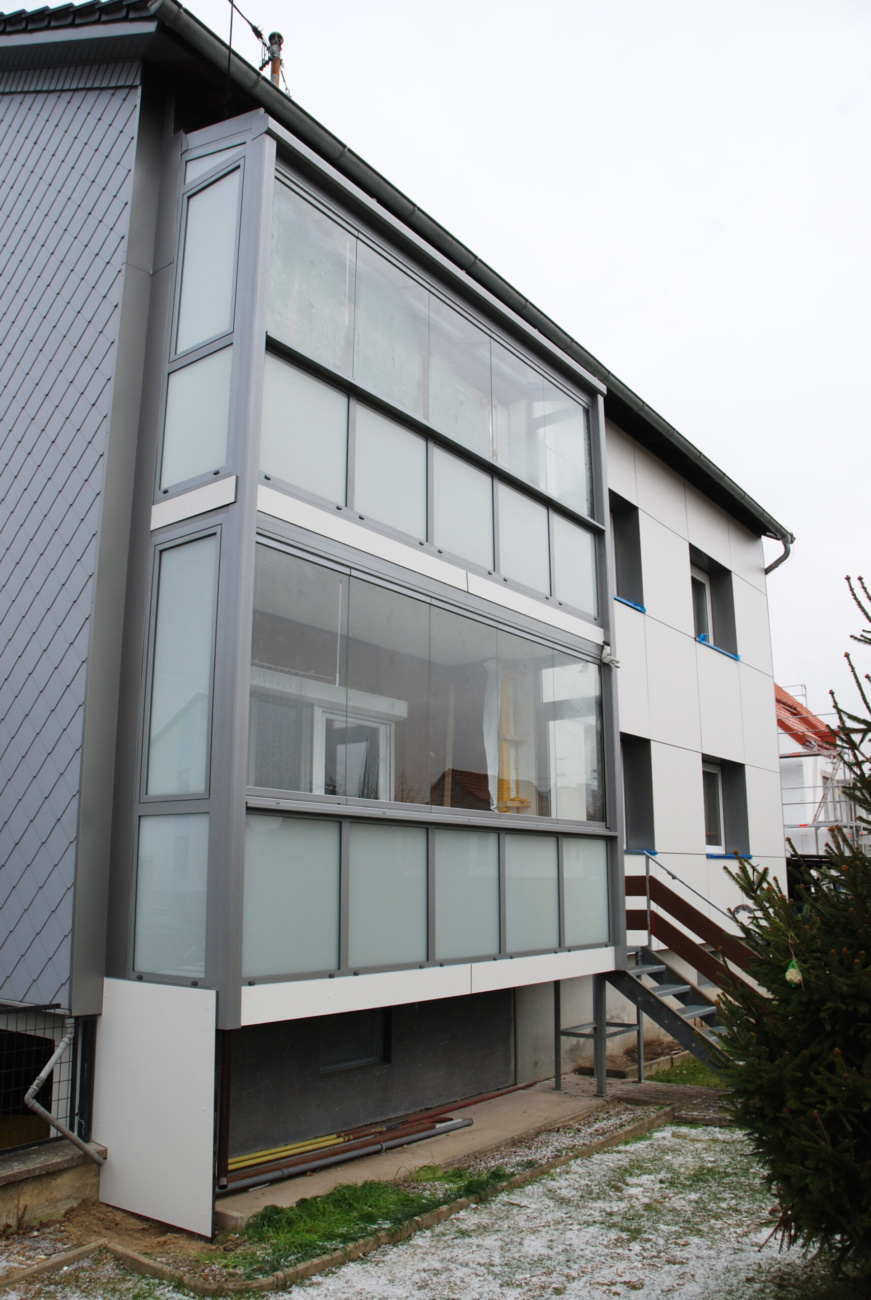 Faltanlagen Glas