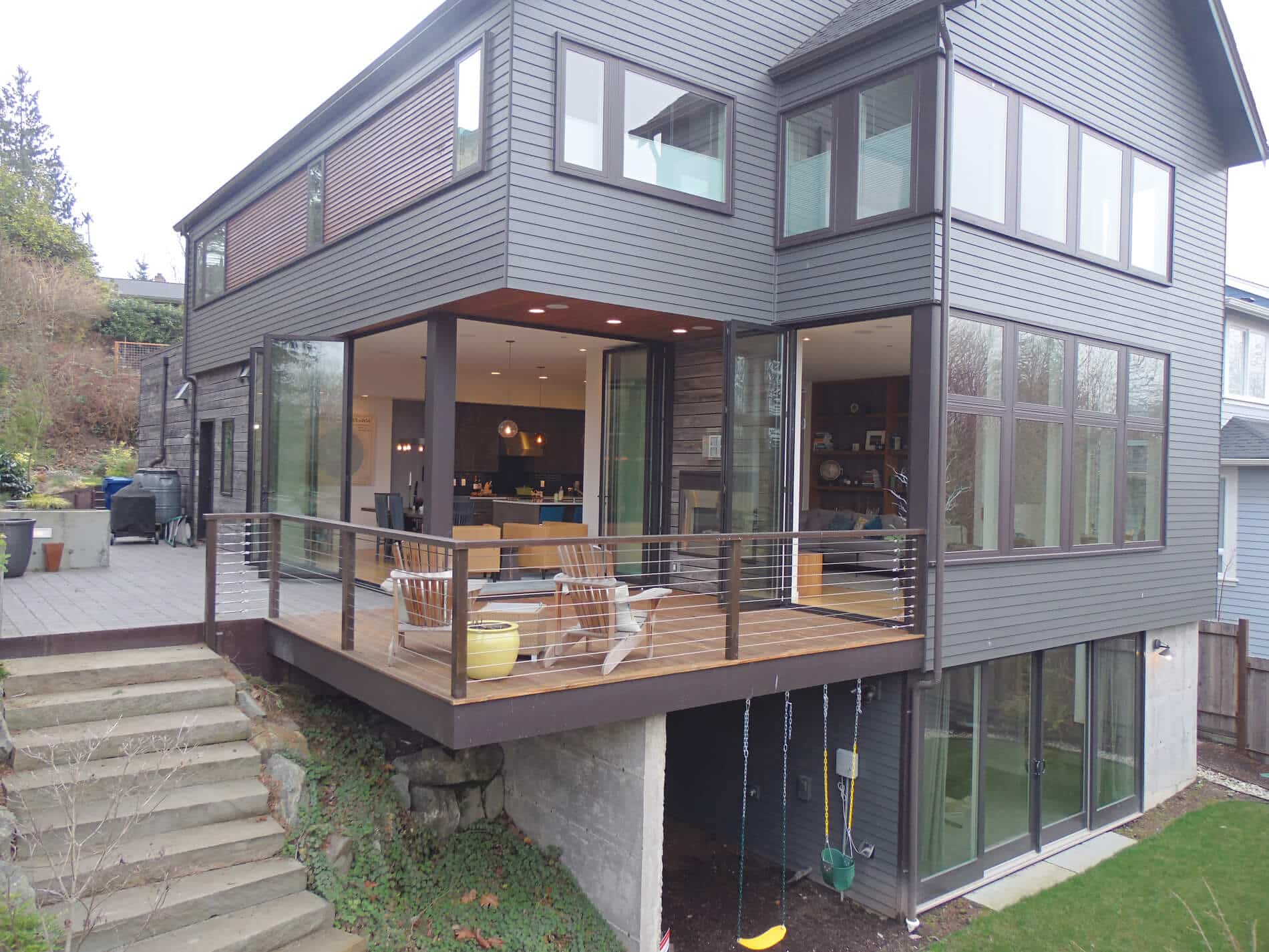 Faltwände SF 55 von Sunflex für Terrrasse