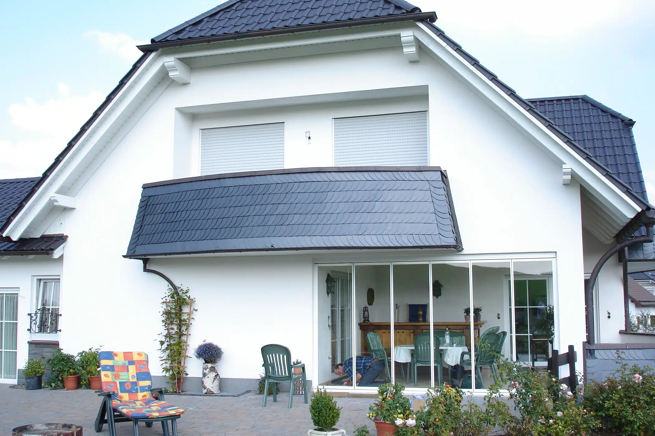 Gerahmte Terrassenverglasung von Sunflex