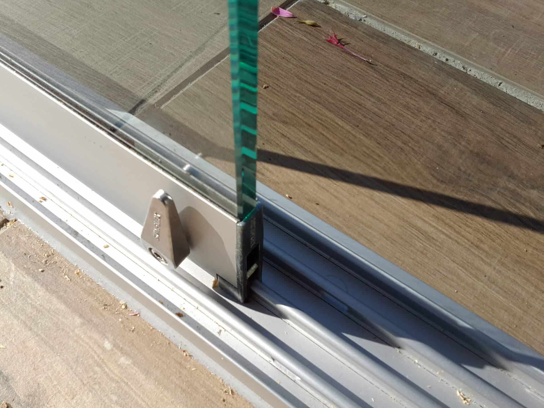 Glasschiebetüren für Terrasse Details