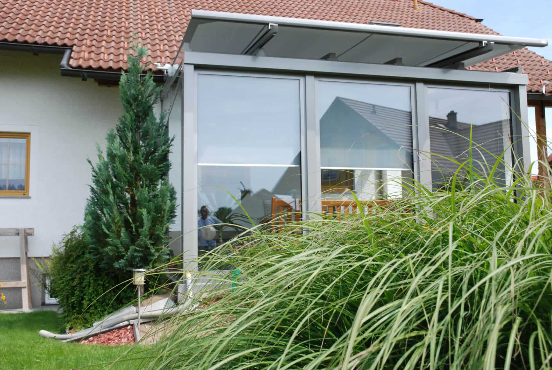 Kaltwintergarten für Terrasse