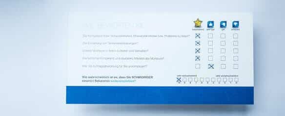 »»Wir bedanken uns sehr für die rasche und kompetente Arbeit. Ihr Team ist 1A!««