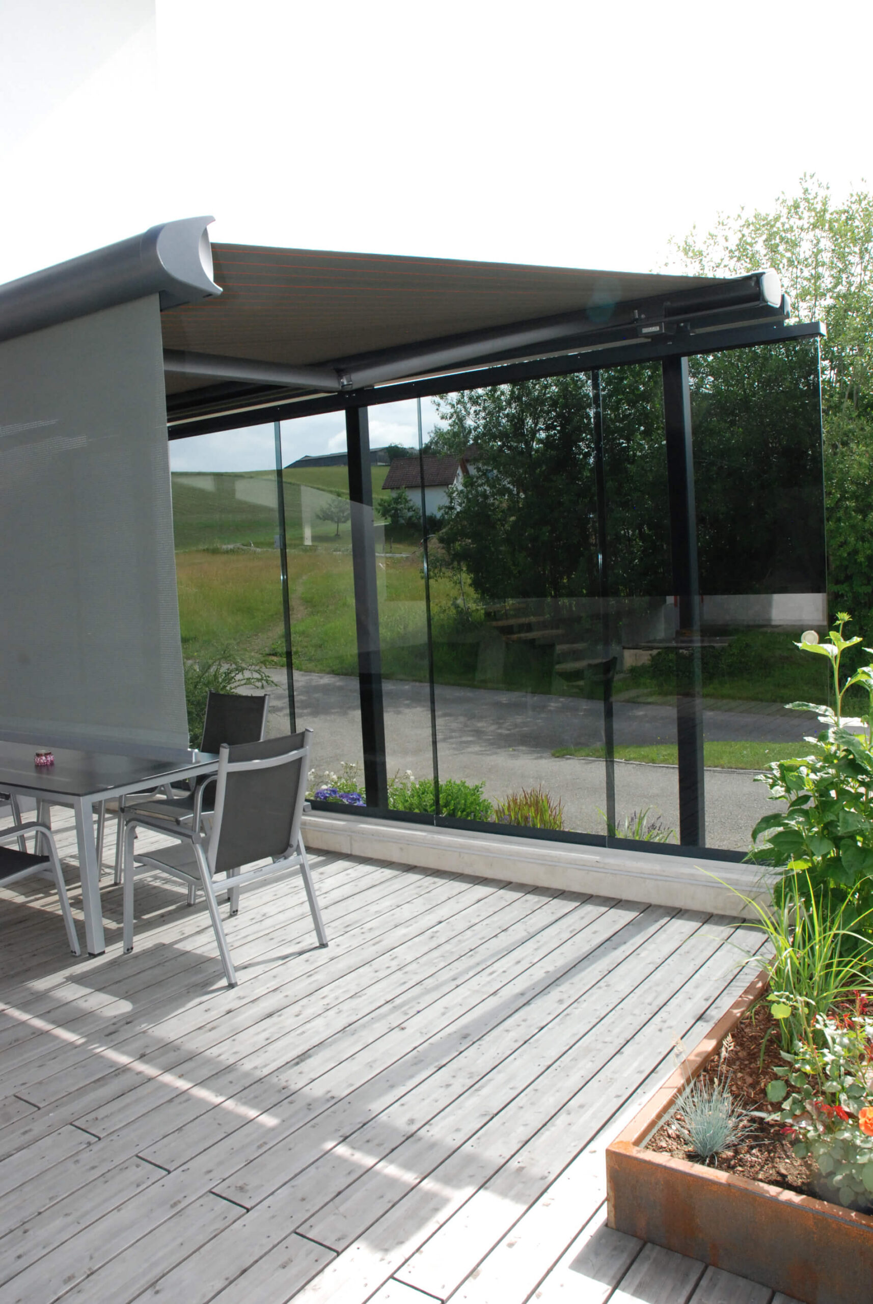 Schiebeelemente Terrasse