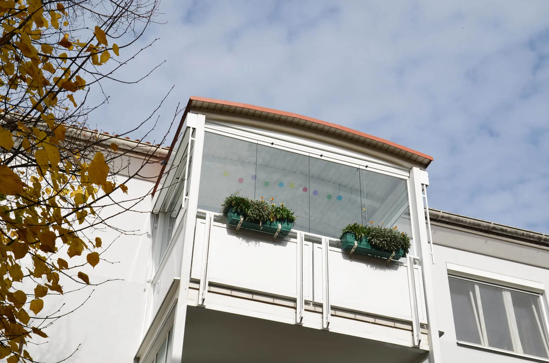 Schiebesystem für Balkonverglasungen