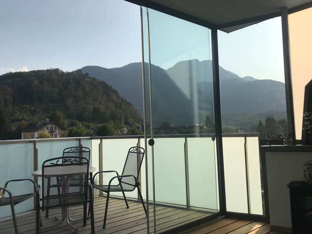 Schiebetüren für Terrassen mit ESG-H 10 mm Sicherheitsglas