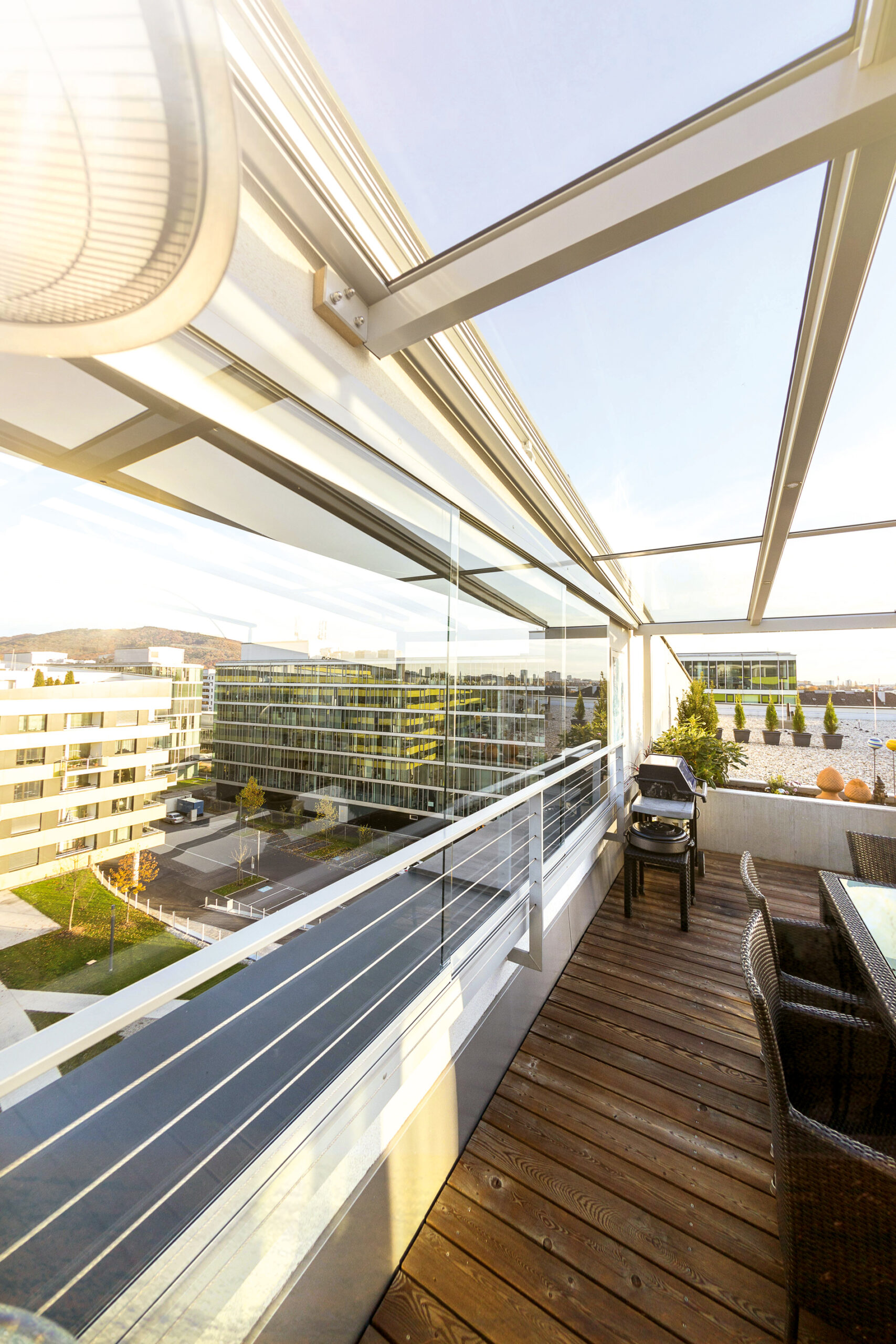 Seitenwände für Terrassenüberdachung