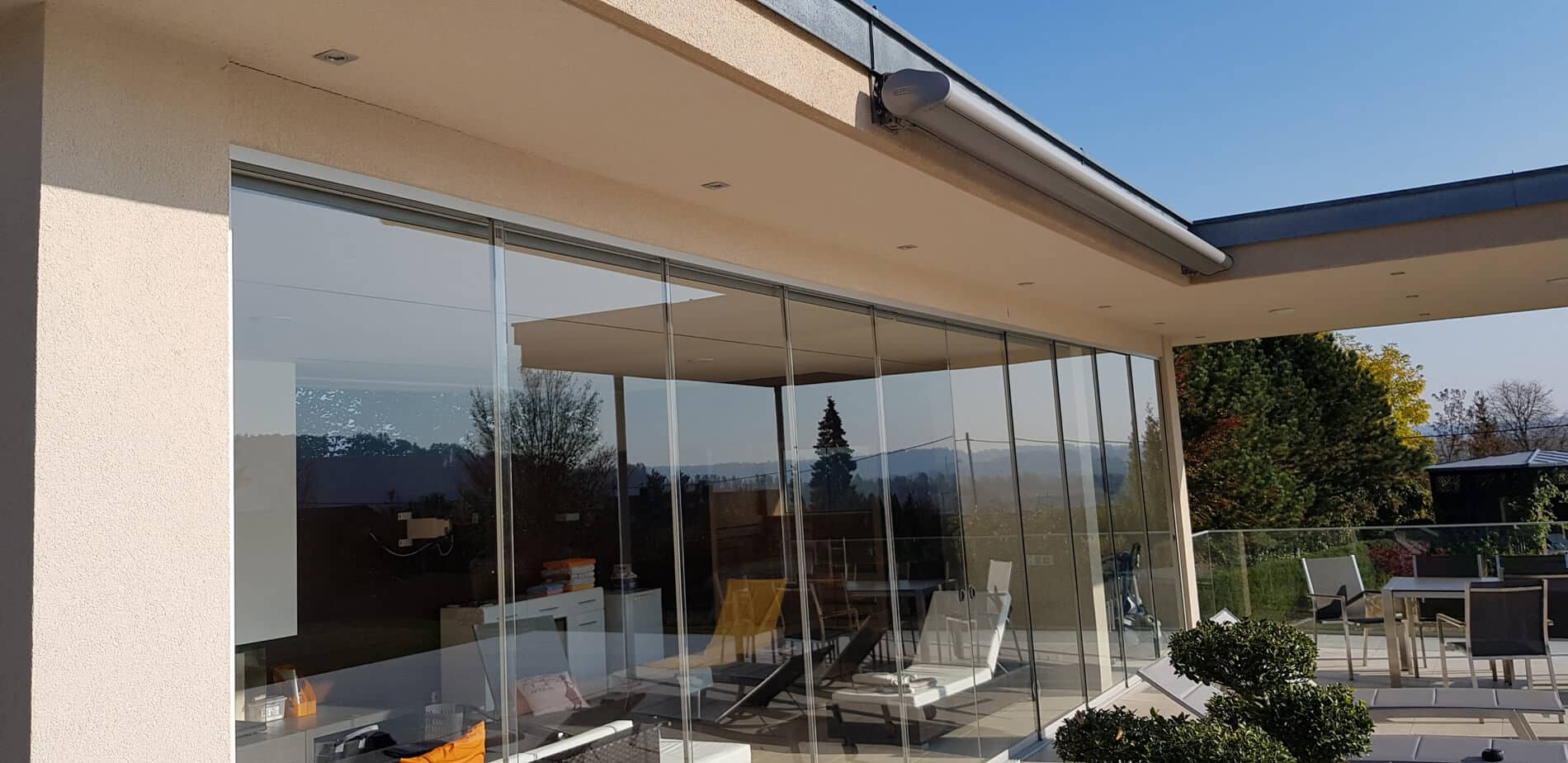 Terrasse Schiebetüren Systeme barrierefrei