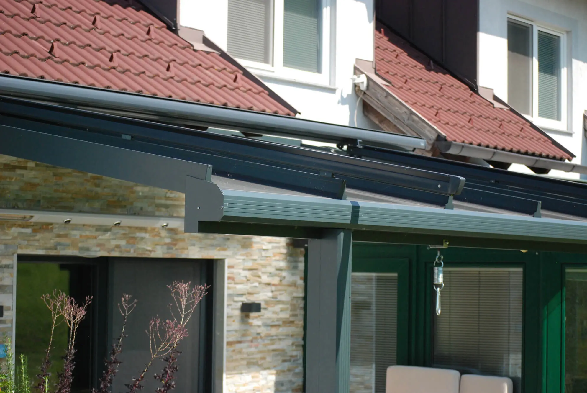 Terrassen Glasdach aus robusten Aluminium