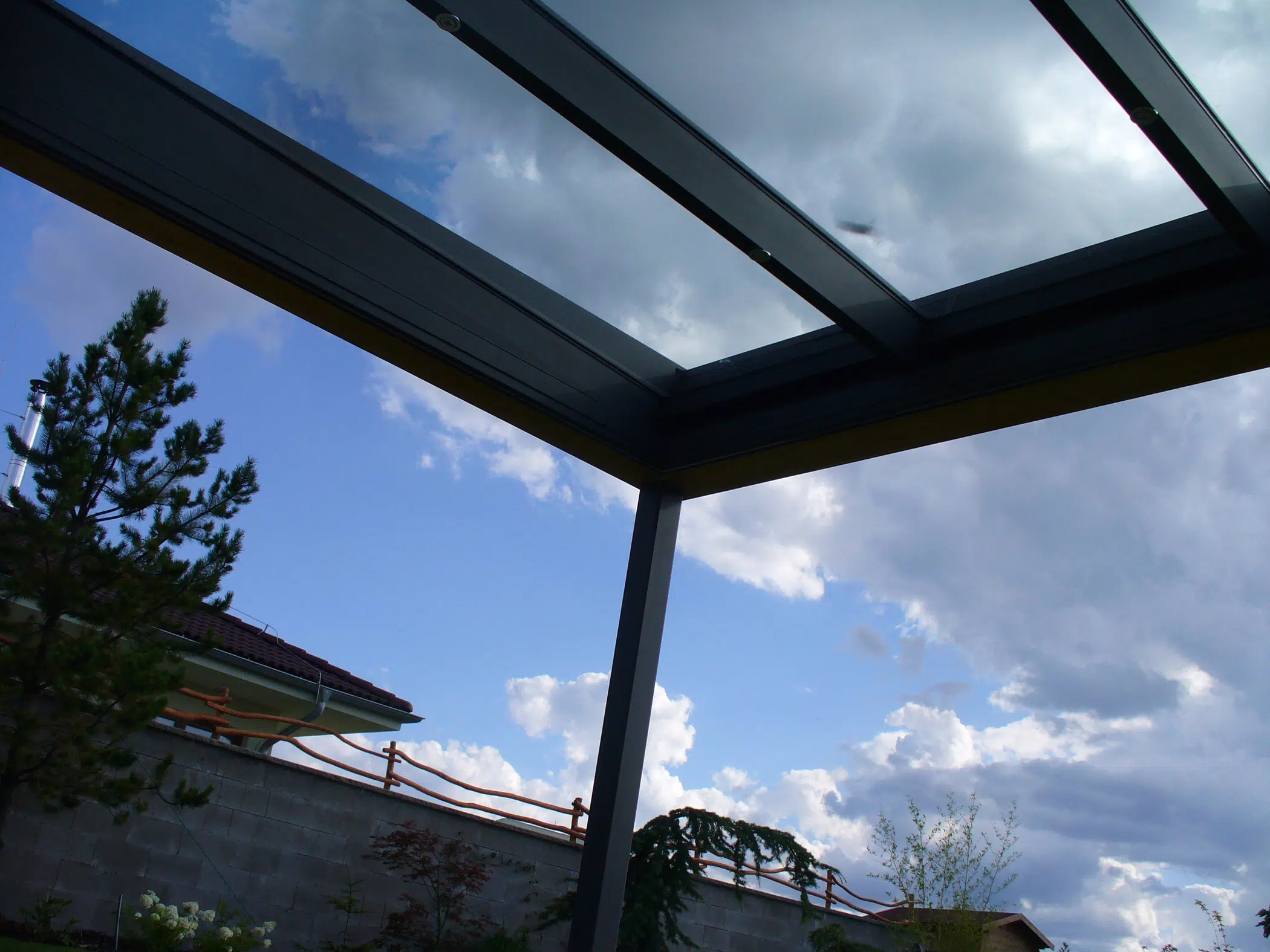 Terrassen Glasdächer mit Echtglas
