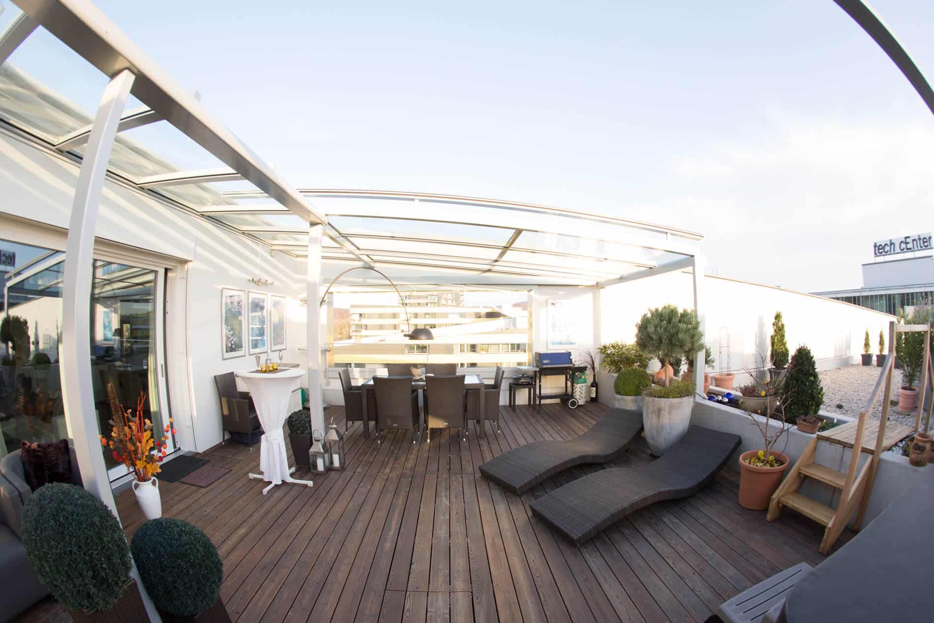 Terrassendächer Glas Dachterrasse Linz Oberösterreich