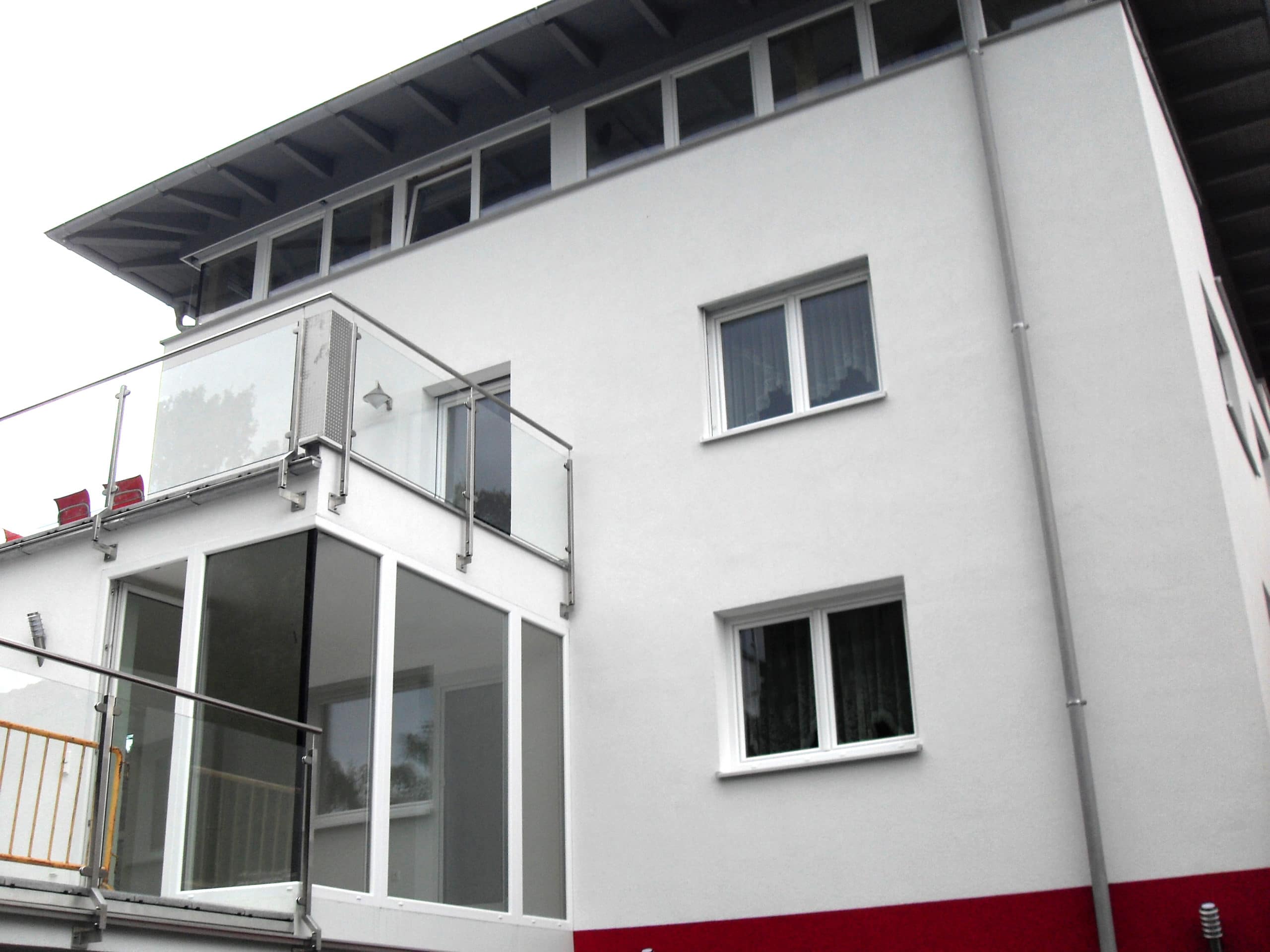 Terrassenverglasung mit Nurglas Eck