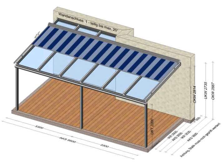 Überdachung Terrasse Beschattung