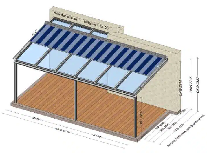 Überdachung Terrasse Beschattung