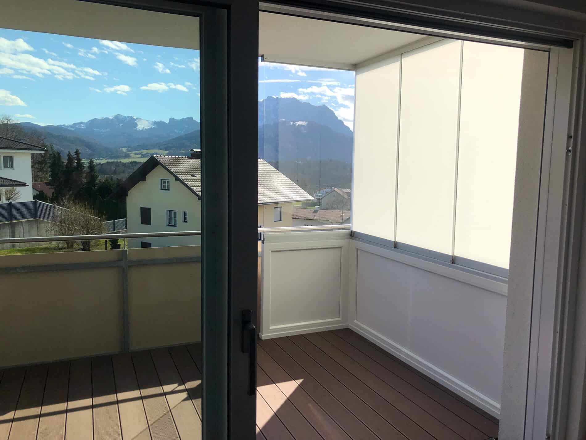 Windschutz und Sichtschutz für Balkone