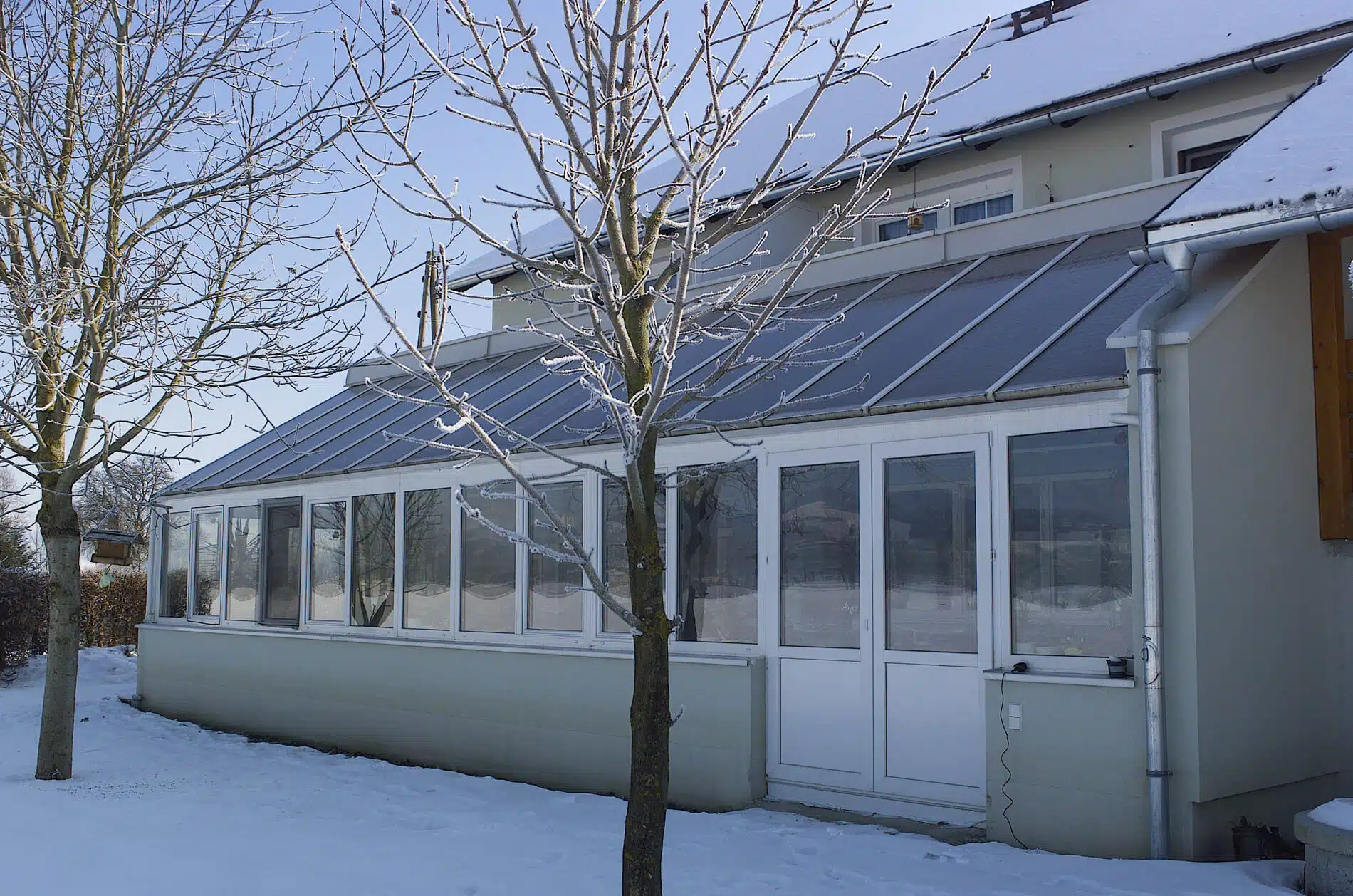 Wintergarten als Frühstücksraum