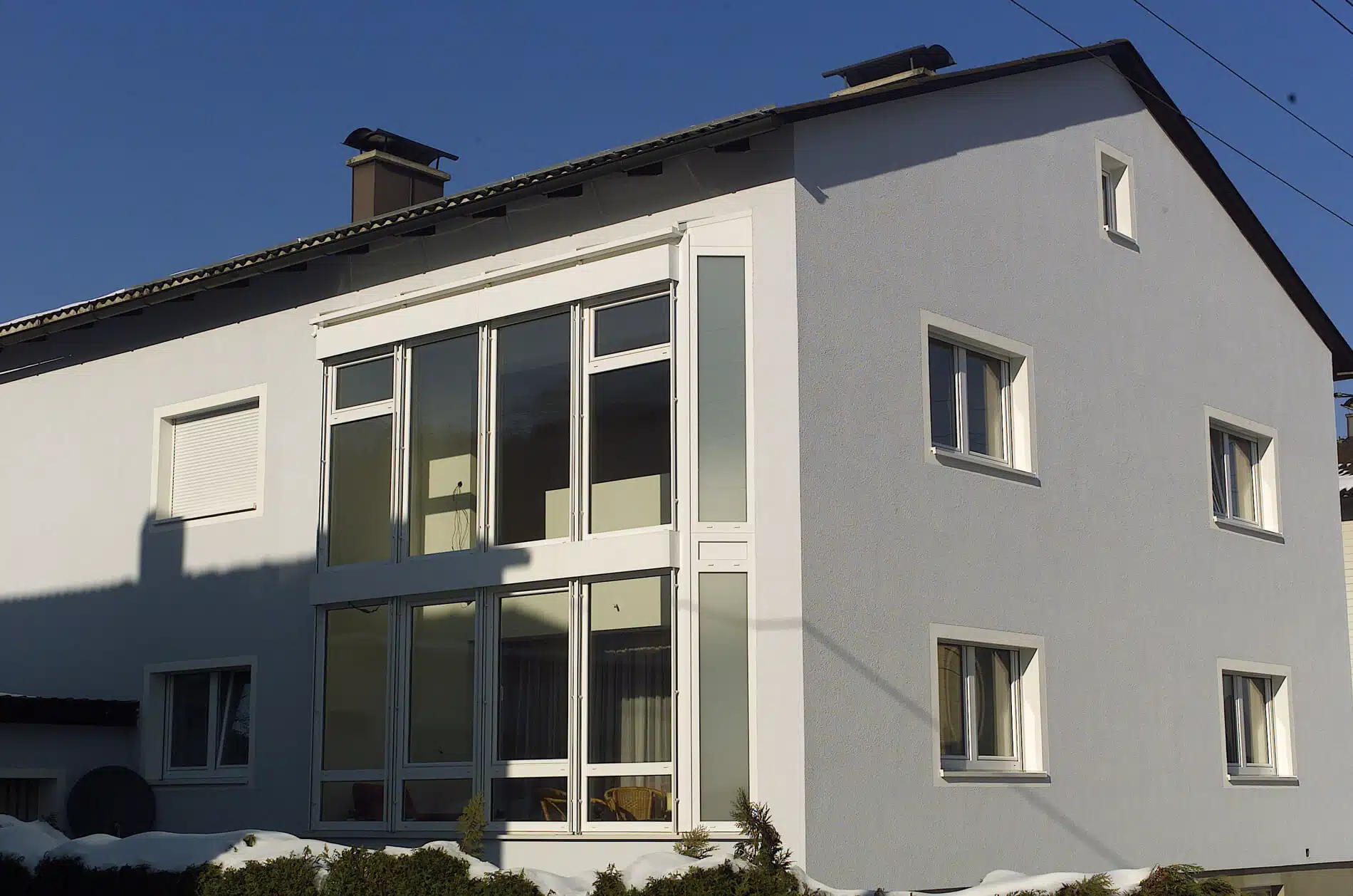 Wintergarten Balkon Anbau für Erd- und Obergeschoss