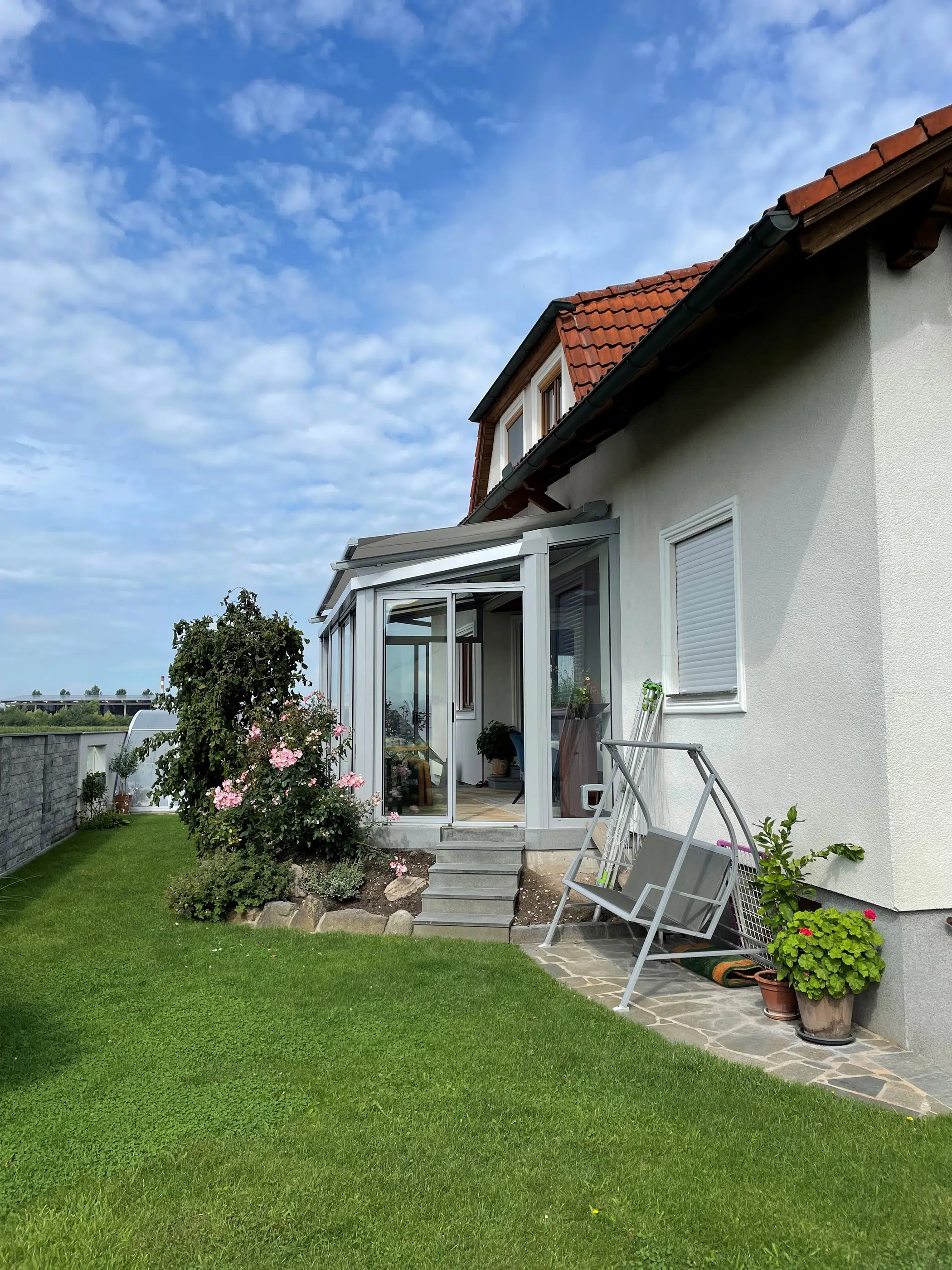 Wintergarten im Bezirk Perg montiert