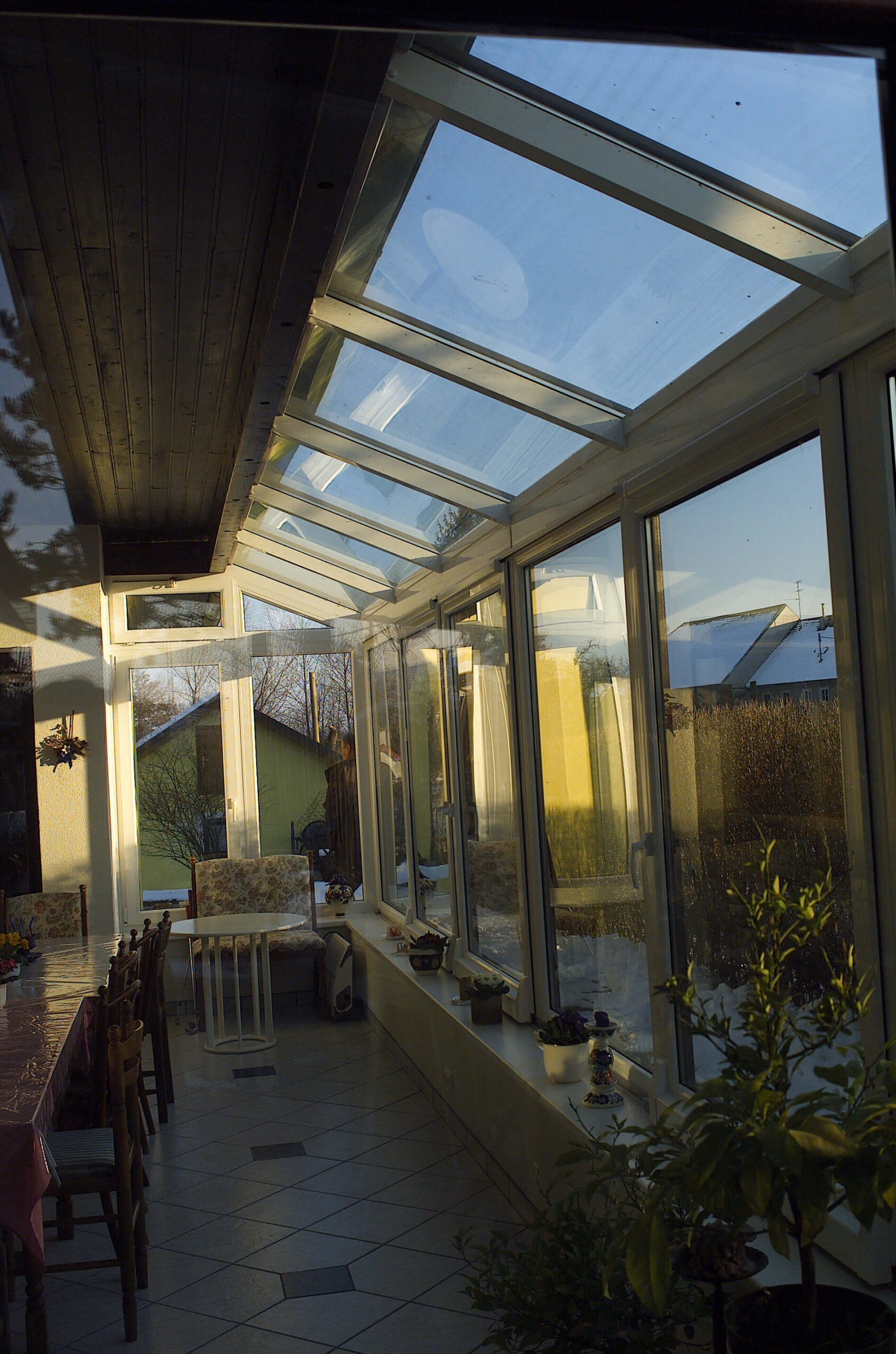 Wintergarten mit Dachverglasung
