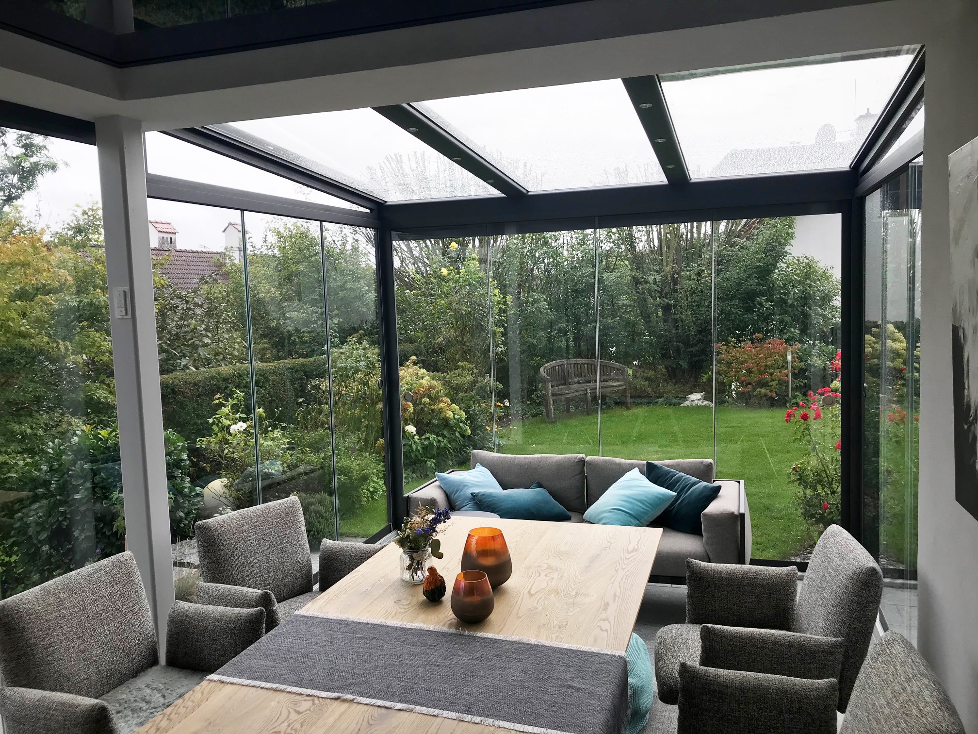 Wintergarten mit Einfachverglasung