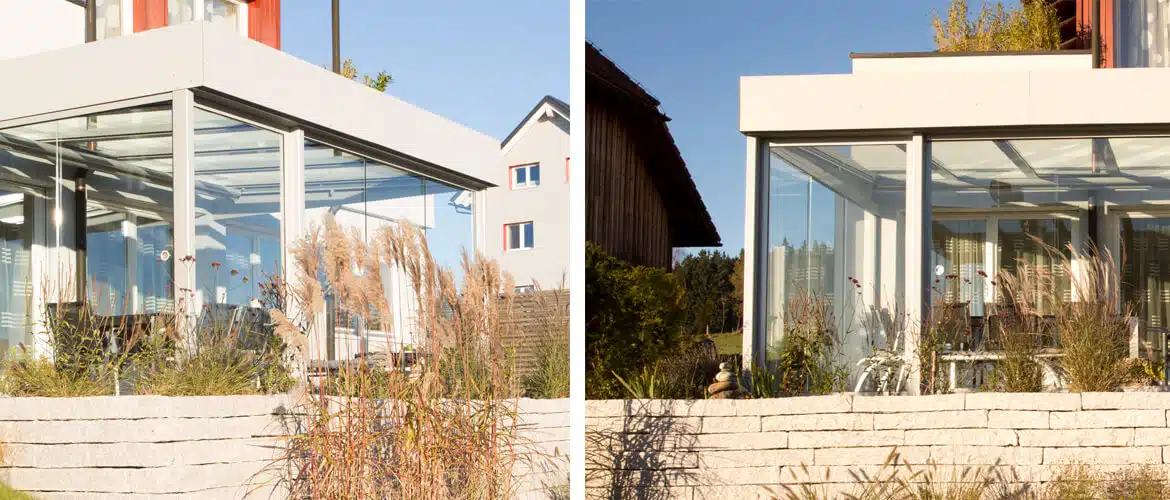 Wintergärten mit Glasschiebetüren Sunflex