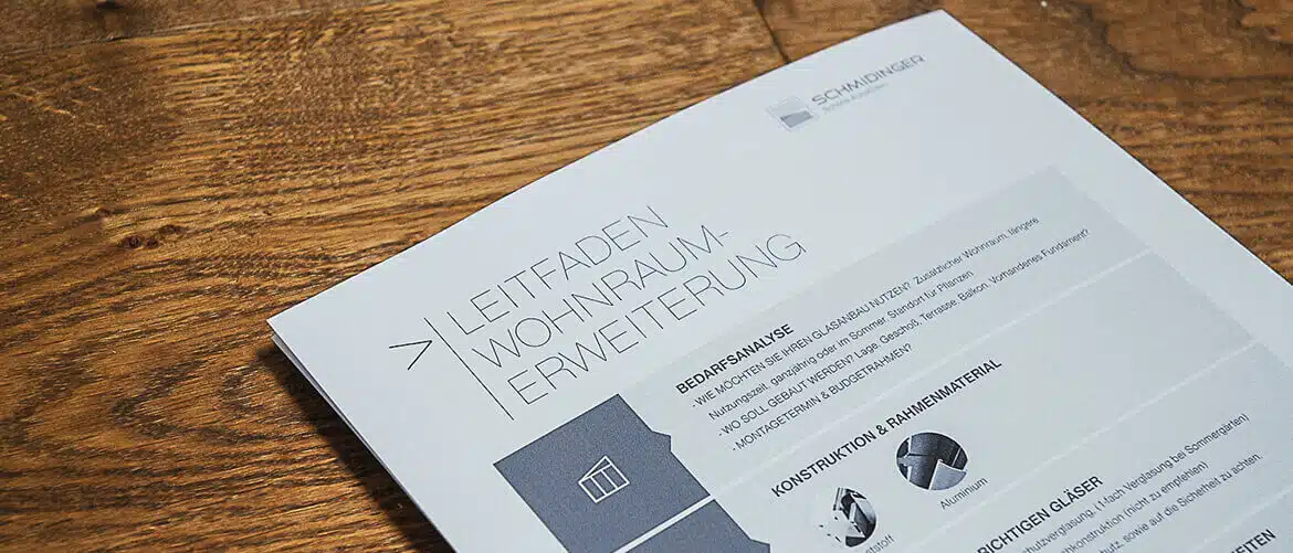 Wintergarten planen Checkliste