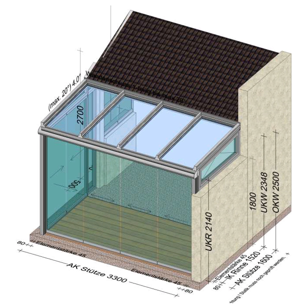 Wintergarten Planung in 4502 St. Marien