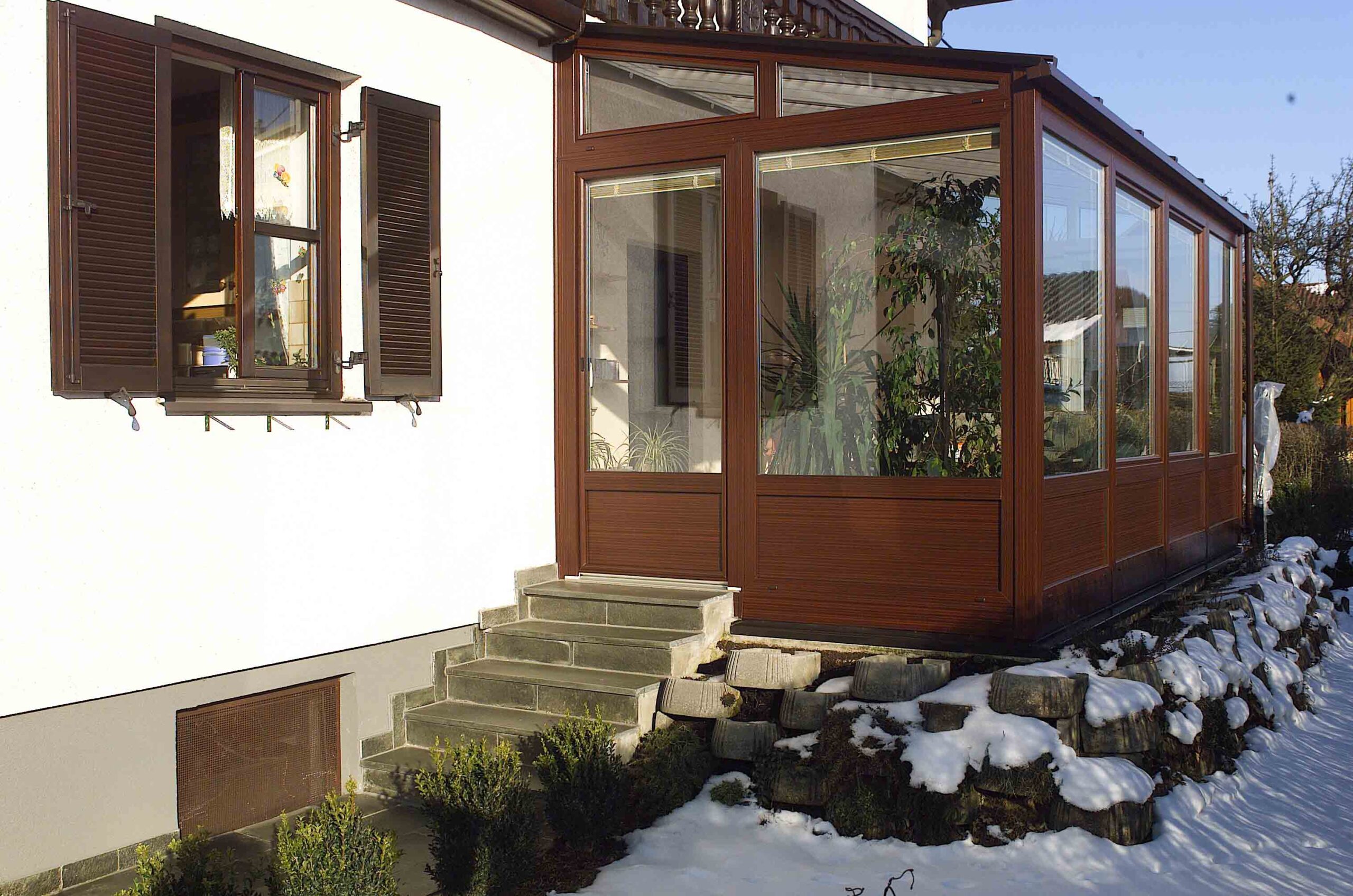 Wintergarten und Wohnraumerweiterung