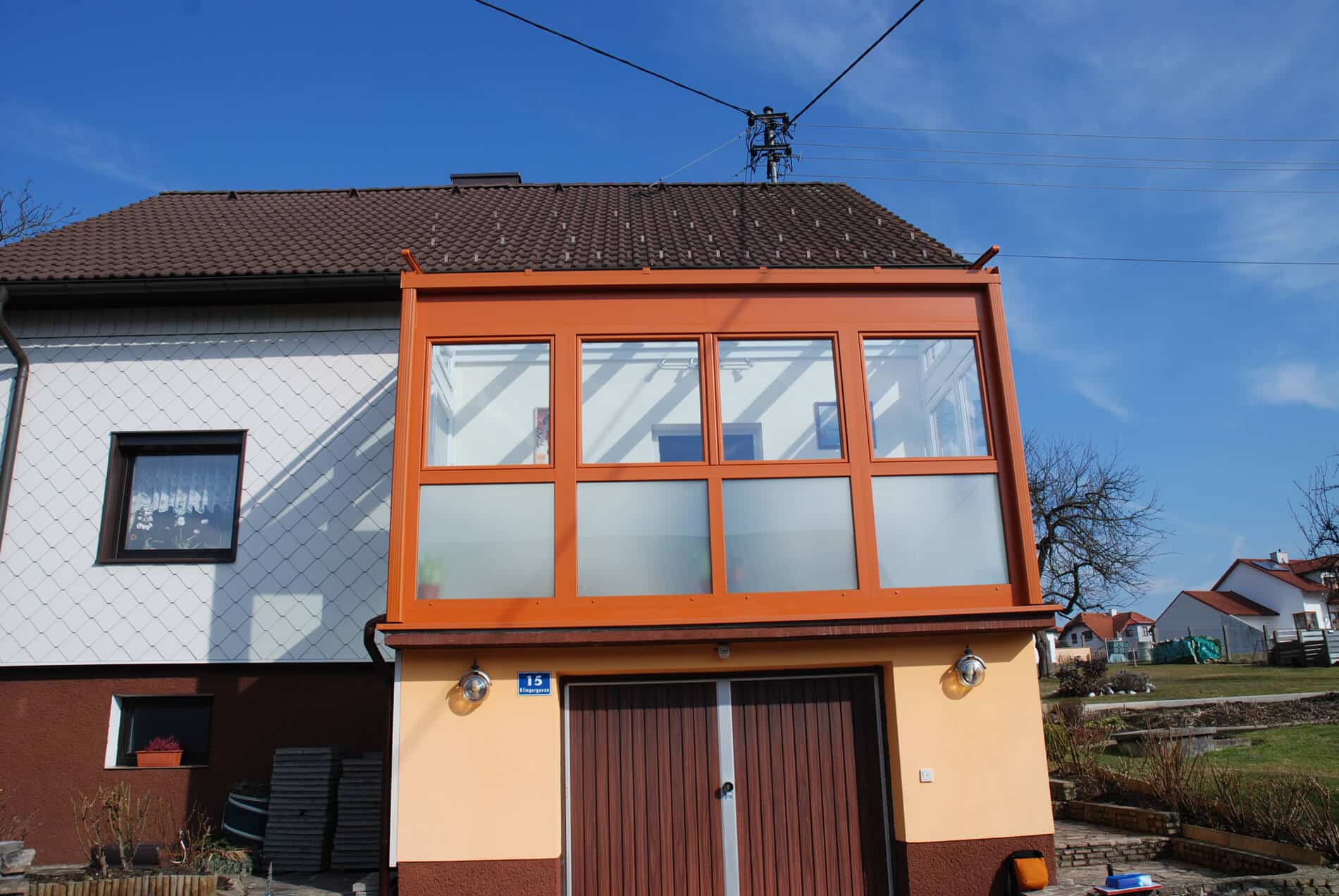 Wintergarten wärmedämmenden Wärmeschutzglas
